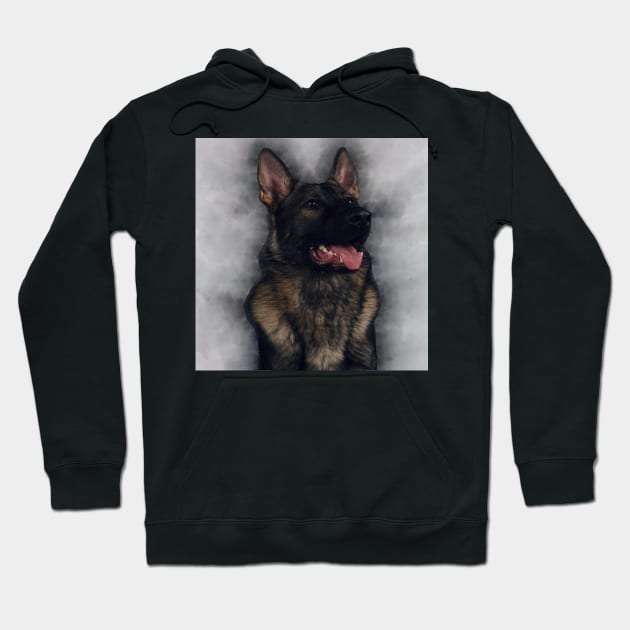 German shepherd Hoodie by Noamdelf06